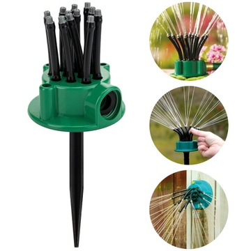 ВРАЩАЮЩИЙСЯ на 360° садовый разбрызгиватель для цветочной травы