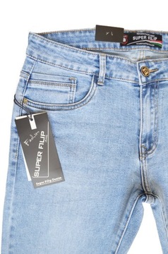 DŁUGIE spodnie jeans CLUBING pas 96-98 cm W35 L38
