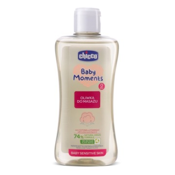 Chicco Baby Moments Sensitive олійка для масажу 200 мл