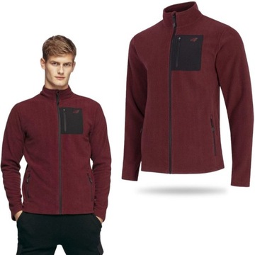 BLUZA MĘSKA 4F DRESOWA SPORTOWA CIEPŁA WYGODNA