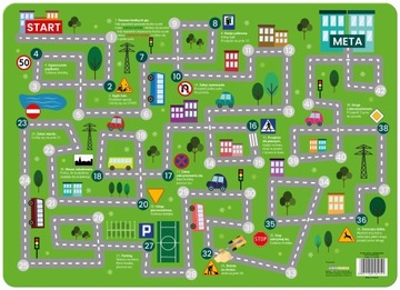 Ламинированная подушка Traffic Derform