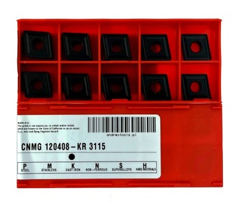 Płytki węglikowe CNMG 120408 KR 3115 ŻELIWO