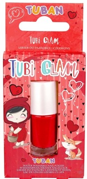 Лаки для ногтей детские Tubi Glam Red