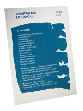 KRESY KWARTALNIK LITERACKI NR 22 2/1995