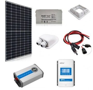 ZESTAW SOLARNY O MOCY MAX 4000W AKU ŻEL 150AH