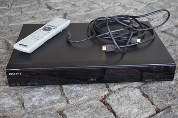 SONY NAGRYWARKA RDR-AT100 ODTWARZACZ DVD CD DYSK HDD + PILOT
