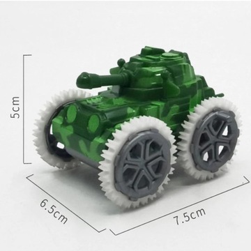 МАЛЕНЬКАЯ ИГРУШЕЧНАЯ МАШИНКА-ТАНК 360 РОЛИКОВАЯ ВОЕННАЯ ТЕХНИКА ИГРА ДЛЯ ДЕТЕЙ