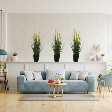 ИСКУССТВЕННАЯ ТРАВА В ГОРШКЕ, РАСТЕНИЕ ДЕКОРАТИВНЫХ ЦВЕТОВ