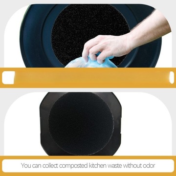 Фильтр для мусорного бака, поглотитель запахов, сито для контейнера для компоста, 12 шт.
