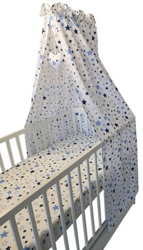 LiLo BALDACHIM DO ŁÓŻECZKA moskitiera bawełna 100% 200x155cm