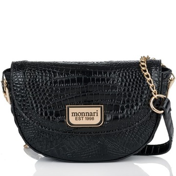TOREBKA DAMSKA LISTONOSZKA MONNARI WIZYTOWA CROCO ELEGANCKA