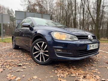 Volkswagen Golf VII Hatchback 3d 1.4 TSI BlueMotion Technology 150KM 2014 Volkswagen Golf 1.4 TSI 150KM, highline, skora, GRZANE FOTELE, polecam 1.4