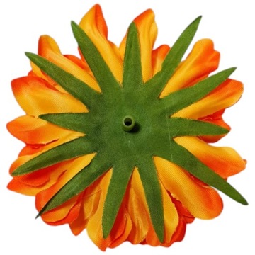 Główka wyrobowa kwiaty sztuczne Piękna DALIA Cynia fioletowa do stroików