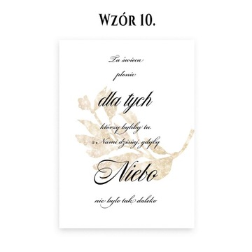 TA ŚWIECA PŁONIE ZŁOCONA WESELE ŚLUB