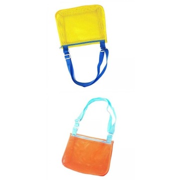 2x Torba na plażowe Siatkowa torba z