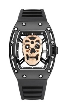 Luksusowy elegancki zegarek męski metalowy Z CZASZKĄ quartz Ditaling K-503B