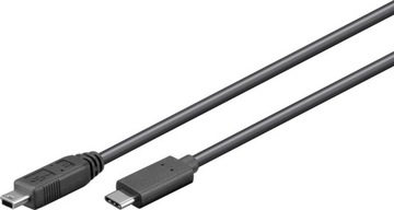 MicroConnect USB-C to Mini USB B 5P 0.5m