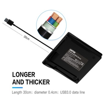 Nagrywarka DVD/CD USB3.0 Napęd zewnętrzny