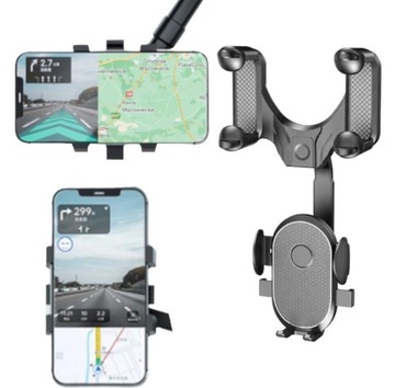 ДЕРЖАТЕЛЬ ТЕЛЕФОНА ДЛЯ ЗЕРКАЛА ЗАДНЕГО ВИДА АВТОМОБИЛЯ