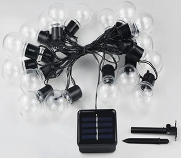 СОЛНЕЧНАЯ ГИРЛАНДИЯ Садовые лампы 20LED Подвесные 420