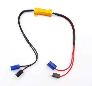 Filtr LED rezystor opornik CAN BUS 50W 8Ohm -- H1