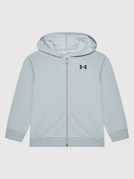 Under Armour Bluza Ua Rival Cotton Full Zip 1357613 Szary Loose Fit