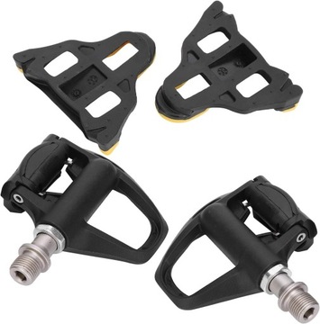 Бесклипсовые дорожные педали с легкими шипами из углеродного стекловолокна.