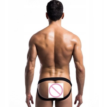 Узкие трусы бикини FETISH XL со шнуровкой JOCKSTRAP