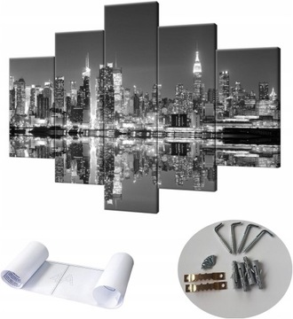 Obrazy 150x105 Miasto New York Londyn Paryż+GRATIS