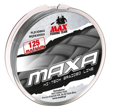 Plecionka Maxa Black–0,14mm/125m-MAX Fishing Team