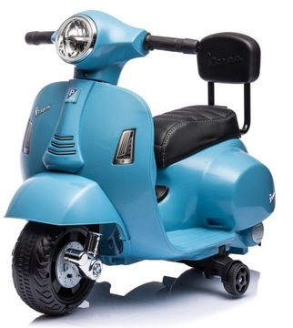 Самокат Vespa аккумуляторный с сиденьем из эко-кожи с прострочкой