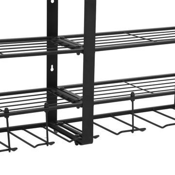 Настенный органайзер для электроинструмента, 4-слойный шкаф для хранения в гараже для дрели
