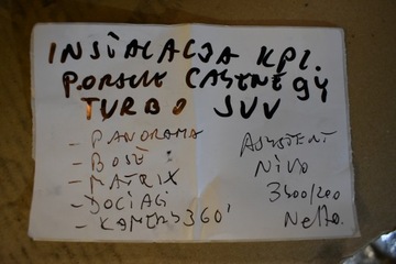 INSTALACE KPL. PORSCHE CAYENNE 9Y TURBO SUV 1