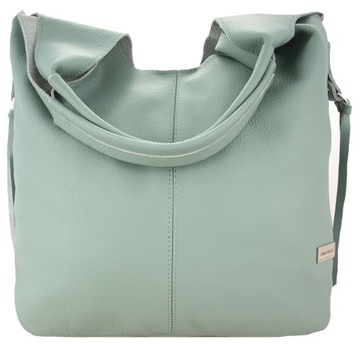 Torebka Damska Skórzana Shopper 2w1 Skóra Naturalna Vera Pelle Premium