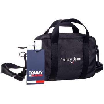 TOMMY HILFIGER MAŁA TOREBKA DAMSKA ESSENTIAL BLACK