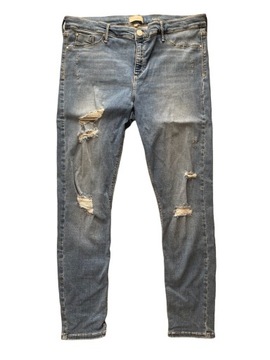 Spodnie jeansowe r 42 XL