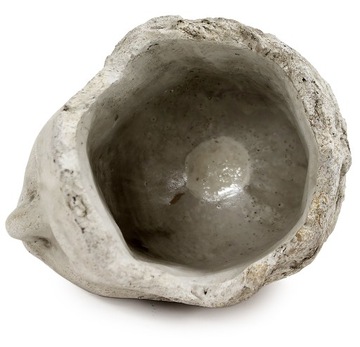 Крышка для вазона, серая, бетонная головка, 20х20