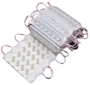 5x MODUŁ 6 LED biały 12V 9,5CM oświetlenie kabiny paki opryskiwacza