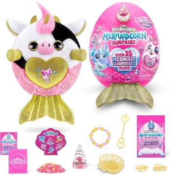 Zestaw ZURU Rainbocorns Mermaidcorn Surprise KROWA pluszowa