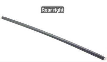 PORSCHE TAYCAN 9J1 2023 RÁMEČEK OKNO DVEŘE ZADNÍCH 9J1839476C