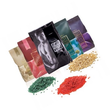 4+1 WOSK TWARDY ItalWax do DEPILACJI w granulkach