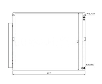 CHLADIČ KLIMATIZACE LEXUS GX470 03- 8846135150