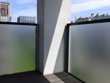 Фольга матовая матовая для балконного стекла, 105 см.