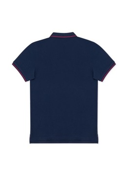 Granatowy t-shirt koszulka męska polo 100% bawełna PAKO LORENTE r. L