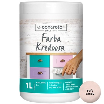 FARBA KREDOWA do RENOWACJI MEBLI 1L | SOFT CANDY