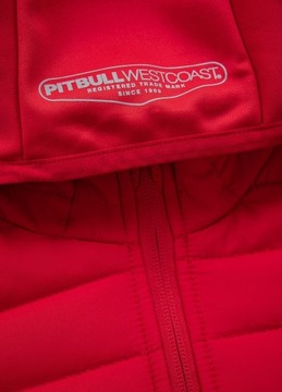 PITBULL WEST COAST DAMSKA KURTKA Z KAPTUREM WIOSENNA DILLARD CZERWONA L