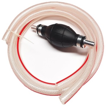 GRUSZKA RĘCZNA POMPKA POMPA PALIWA DO OLEJU WODY 12 MM + WĄŻ 2x100