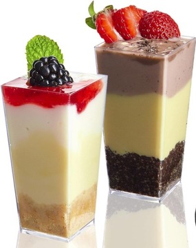 Контейнер-стакан PYRAMID для десертов и закусок, 85 мл, 40 шт.