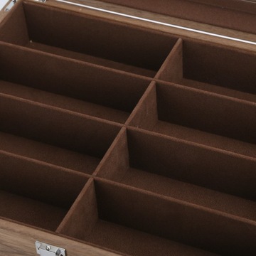 PUDEŁKO ORGANIZER SZKATUŁKA NA OKULARY 8 siatek