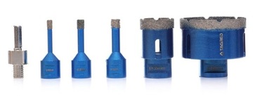 АЛМАЗНАЯ КОРОНОЧНАЯ ПИЛА ДЛЯ ГОНЧАРНОГО КАМНЯ 7 ЭЛЕМЕНТОВ